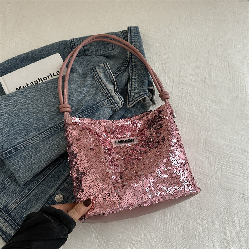 Korean Style One Female Niche Western Tote Bags