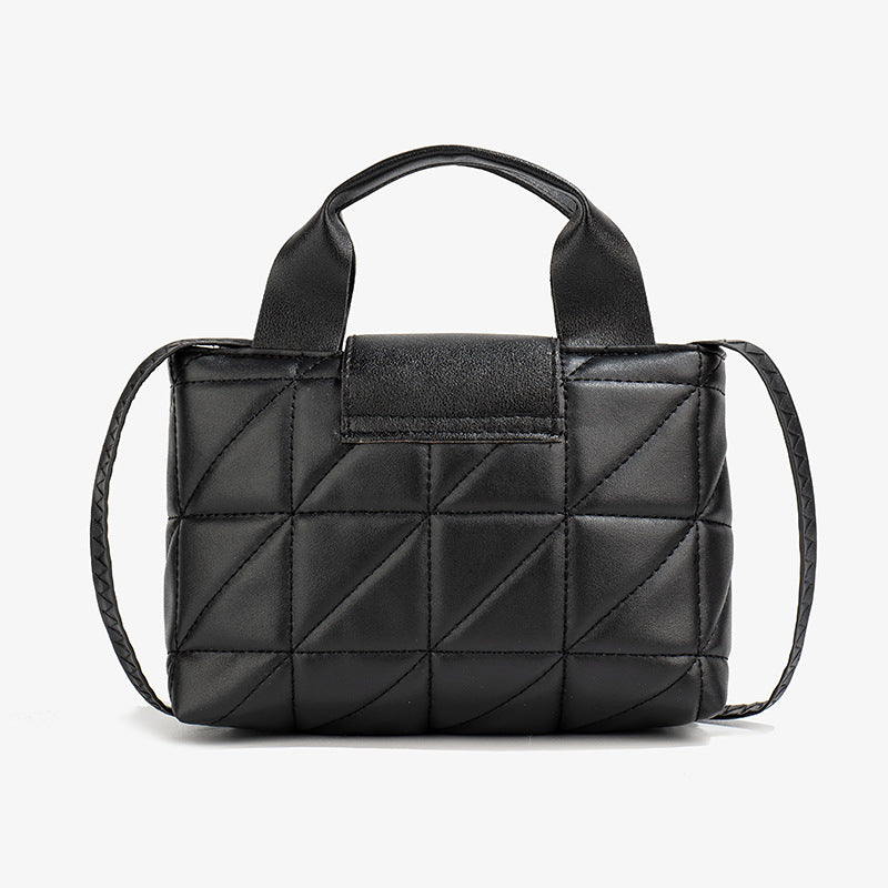 Women's Fashion Plaid Portable Autumn Simple Shoulder Bags
