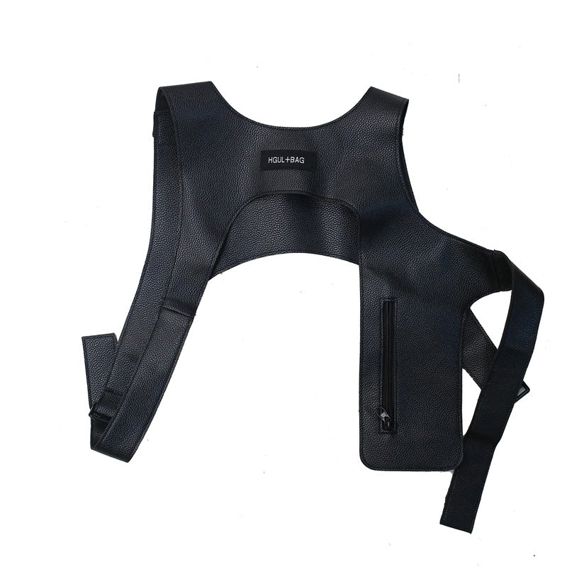 Trendy Rap Waistcoat Vest Cool Tooling Bags