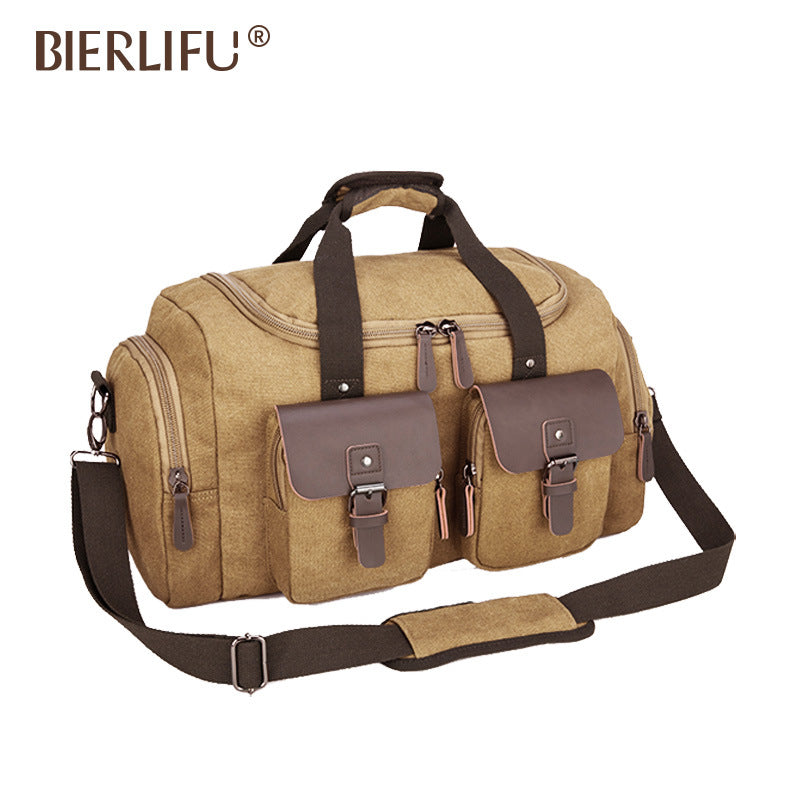 Waterproof Large Capacity Wearable Canvas Traveling Travel Bags