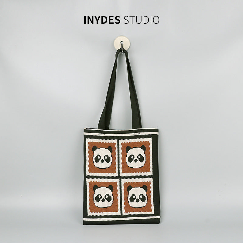 Panda Grandpa Super Large Shopping Big Handbags