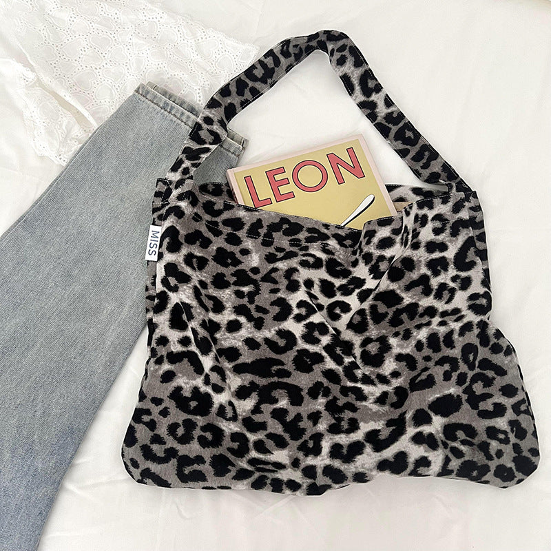 Women's Korean Style Versatile Large Capacity Shopping Shoulder Bags
