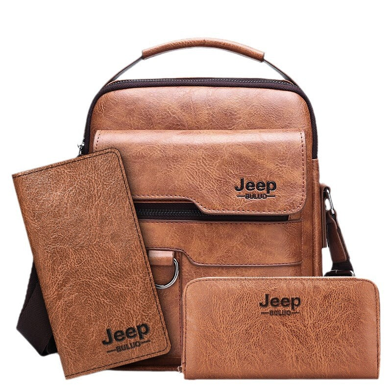 Men's New Pretty Suit Combination Fashion Men's Shoulder Bags