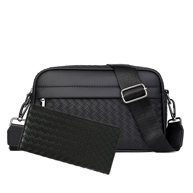 Men's Plaid Trendy Korean Style Daily Street Men's Shoulder Bags