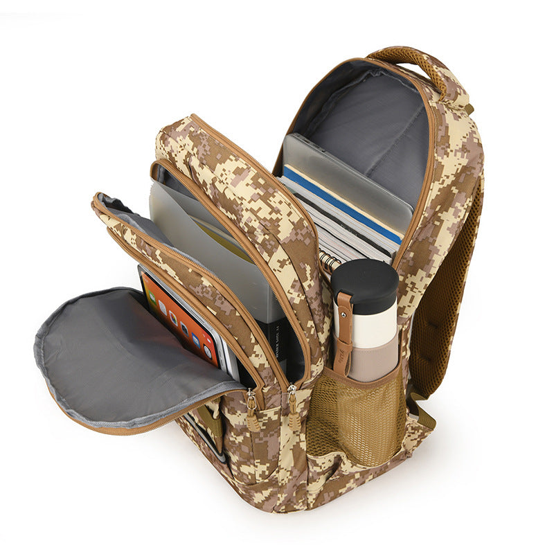 Men's Large Capacity Camouflage Sport Climbing Camping Backpacks