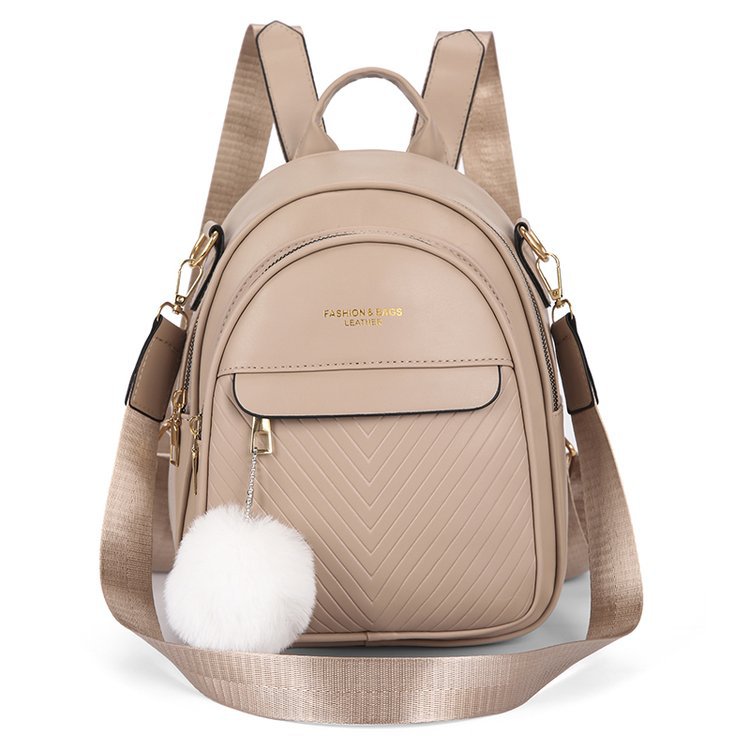 Women's Simple Rhombus Double Retro Diaper Shoulder Bags