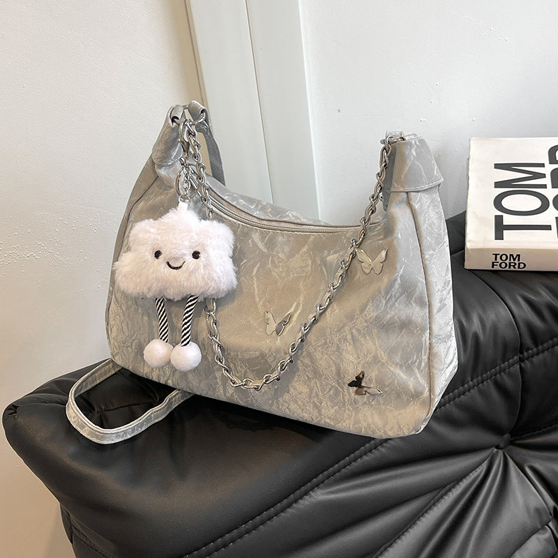 Large Capacity Female Autumn Leisure Chain College Bags