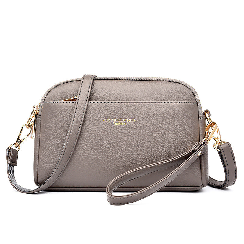 Women's High-grade Double Compartment Large Capacity Mobile Shoulder Bags