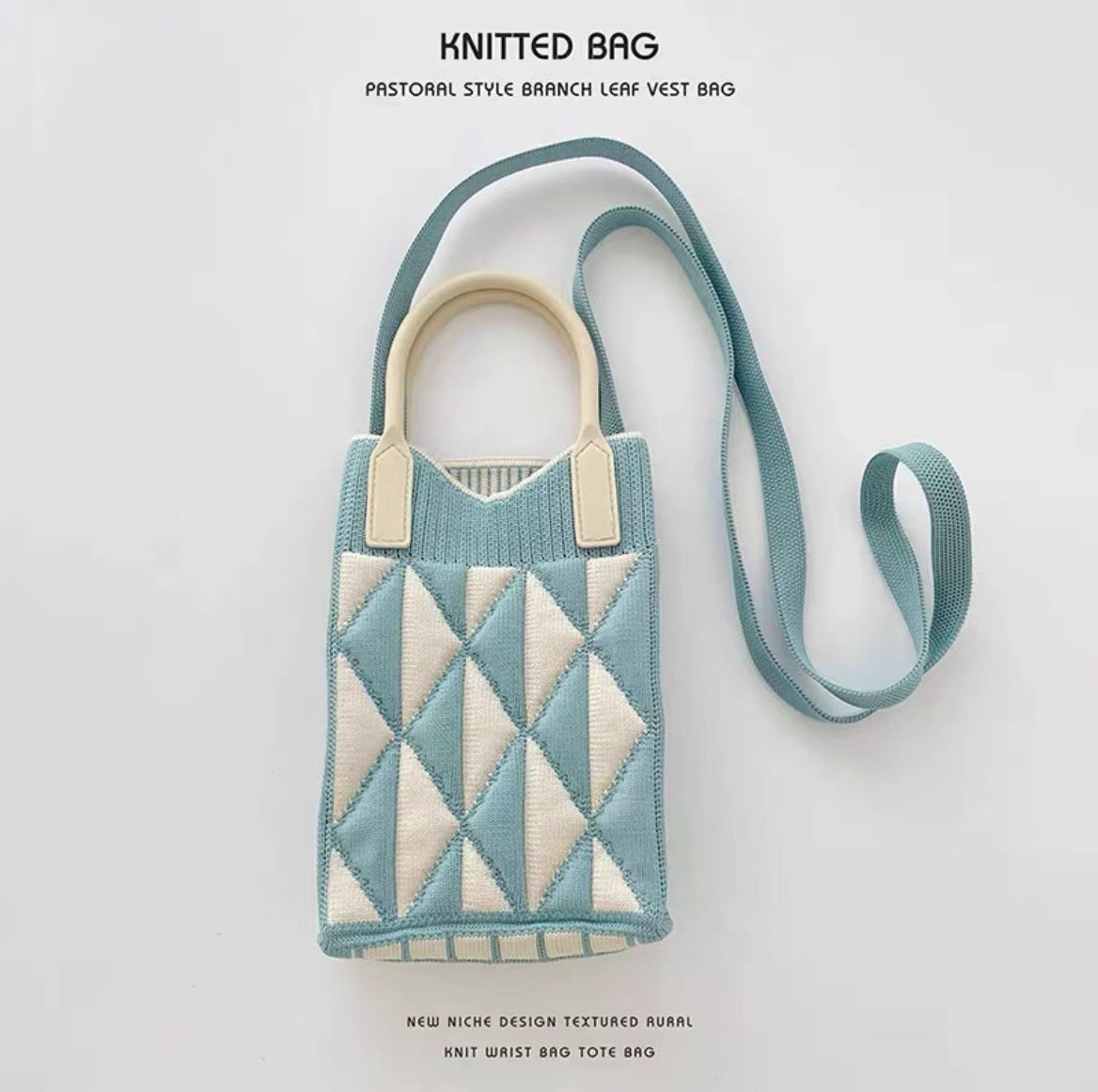 Knitted Portable Hand Female Korean Niche Crossbody Bags