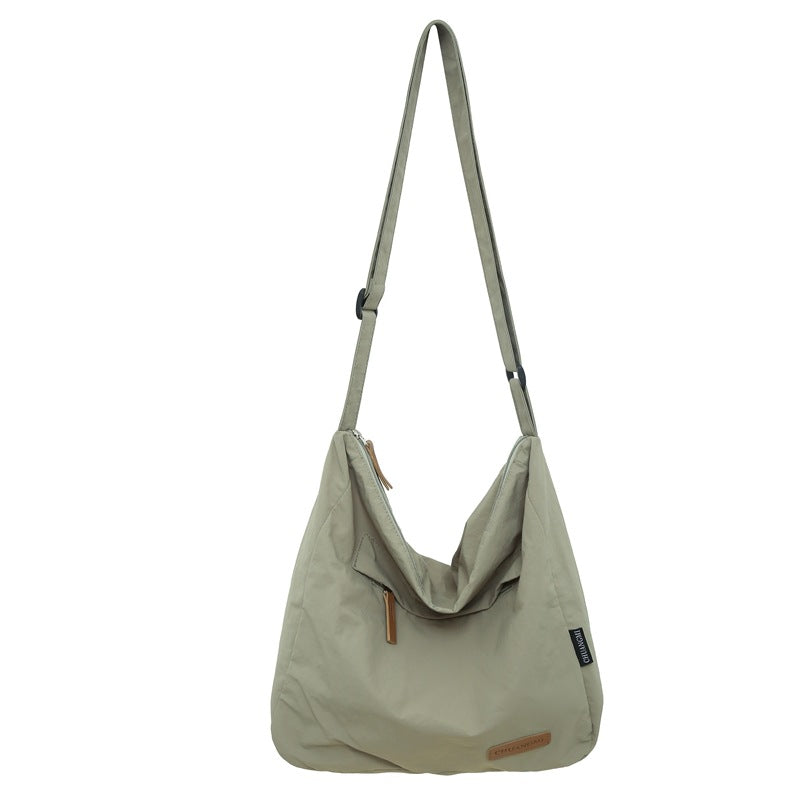 Women's Canvas Portable Large Capacity Simple Fashion Crossbody Bags