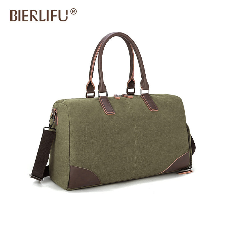 Fashion Canvas Portable Large Capacity Personality Travel Bags