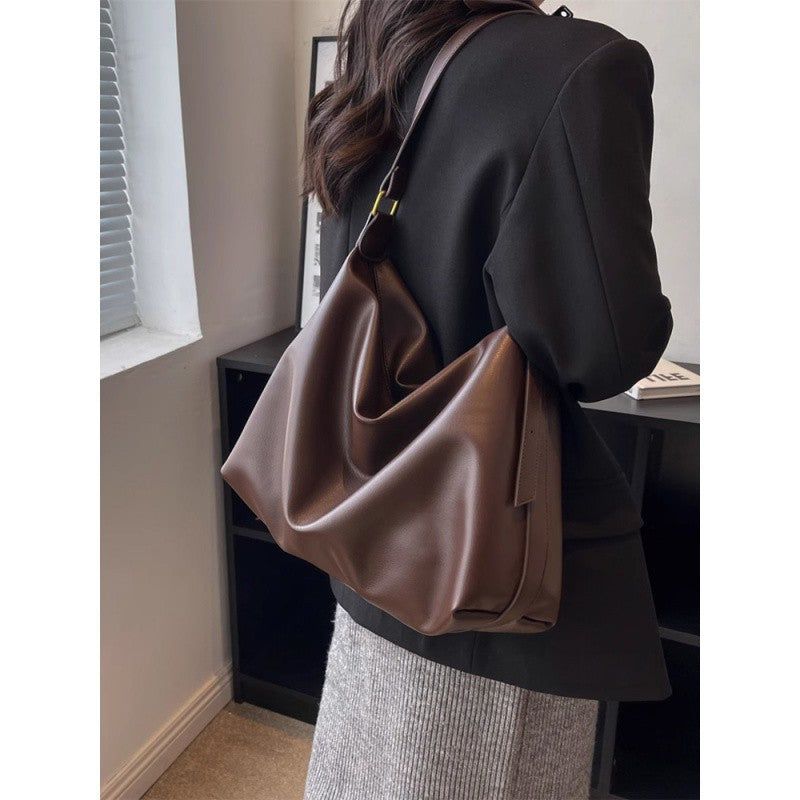 Large Capacity Female College For Class Texture Crossbody Bags