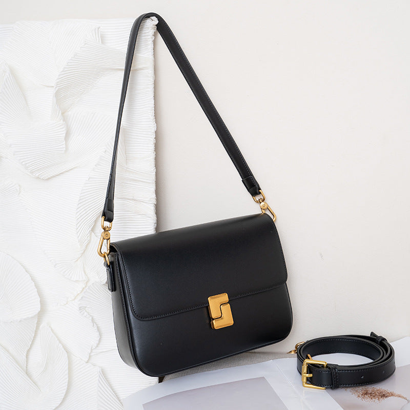 Women's Leather Pouch Korean Underarm Fashion High-grade Armpit Bags