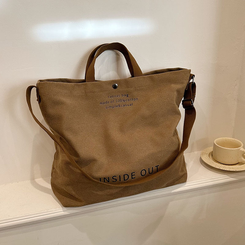 Retro Canvas Trendy Female Portable For Crossbody Bags