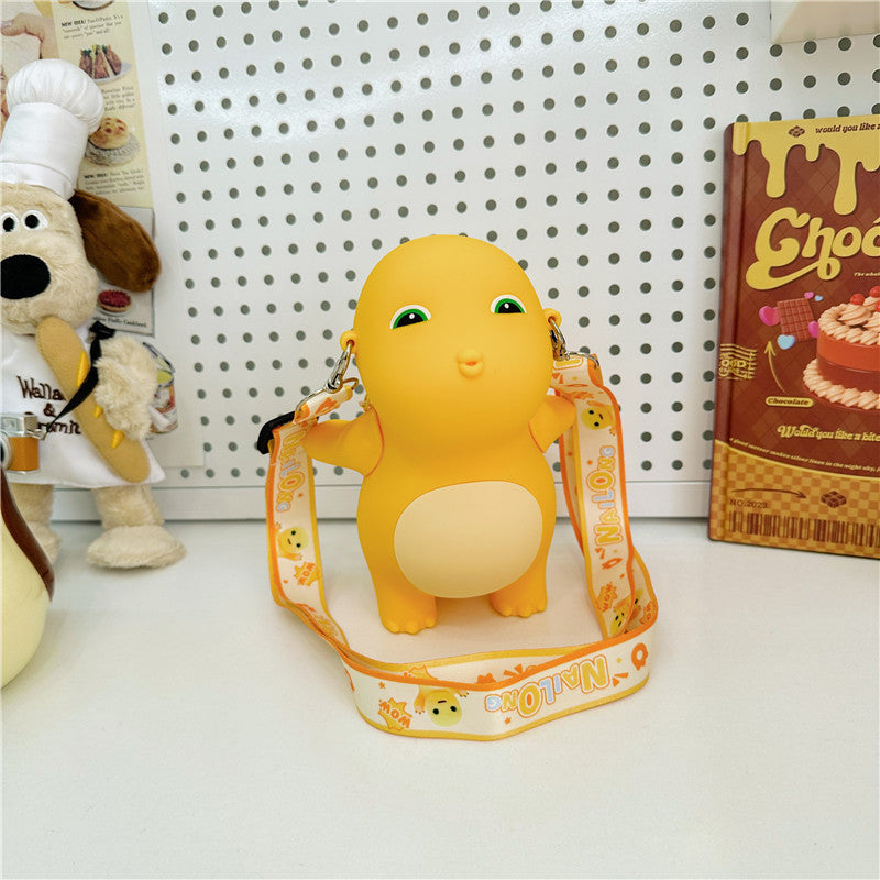 Children's Cute Three-dimensional Milk Dragon Silicone Gift Western Children's Coin Purse