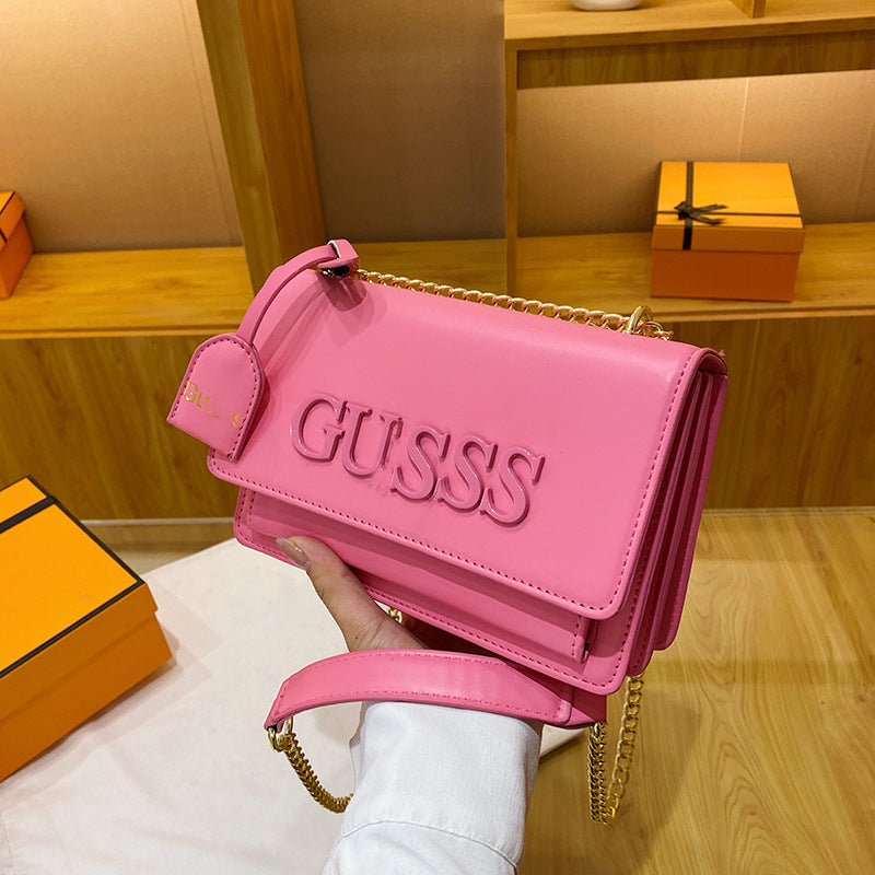 Women's New Trendy Fashionable Chain Alphabet Crossbody Bags