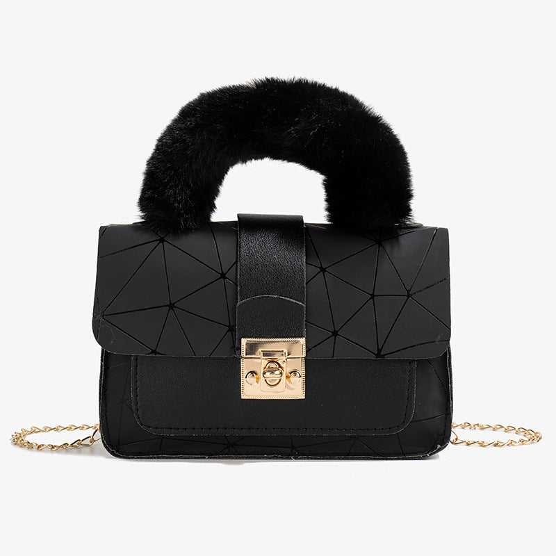 Women's Fashion Plush Good-looking Temperament Leisure Versatile Crossbody Bags