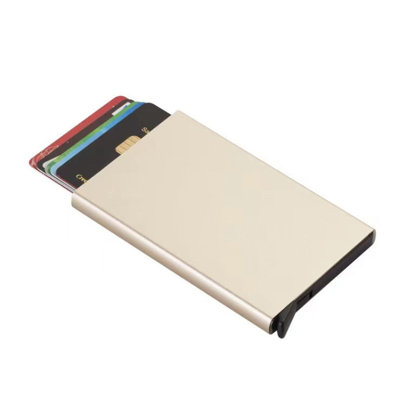 Automatic Pinball Cassette Aluminum Box Credit Card Holder