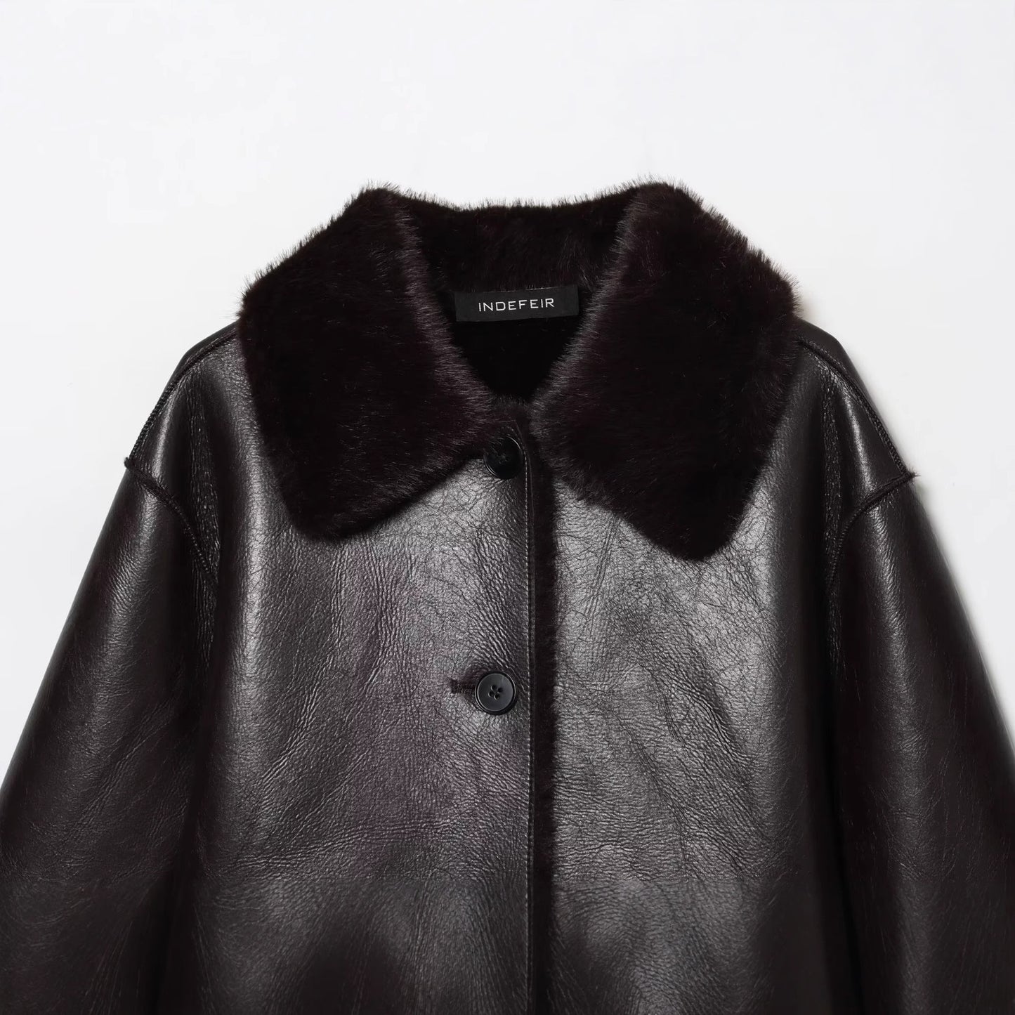 Women's Trendy Double-sided Imitation Leather Reversible Jackets