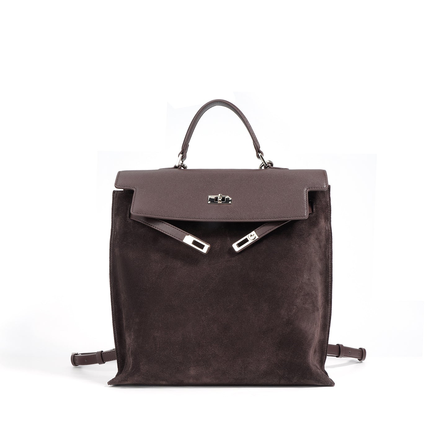 Korean Style Suede Large Capacity Kelly Backpacks