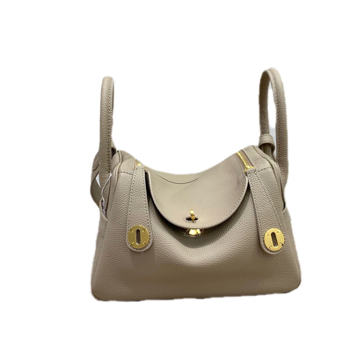 Women's Style Fashion Lychee Pattern Double Pull Shoulder Bags