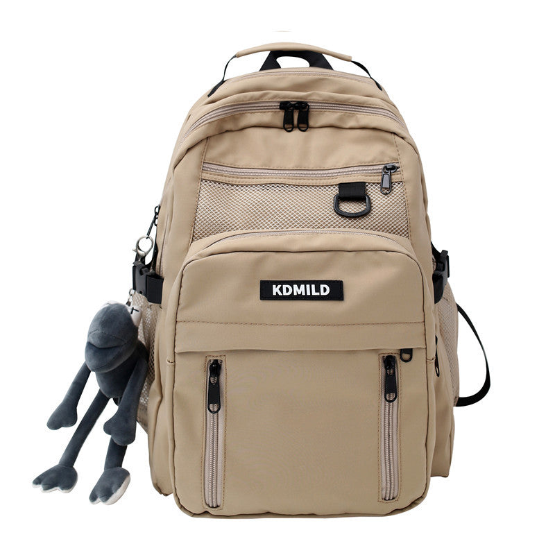 College Large Capacity Nylon Waterproof Korean Backpacks