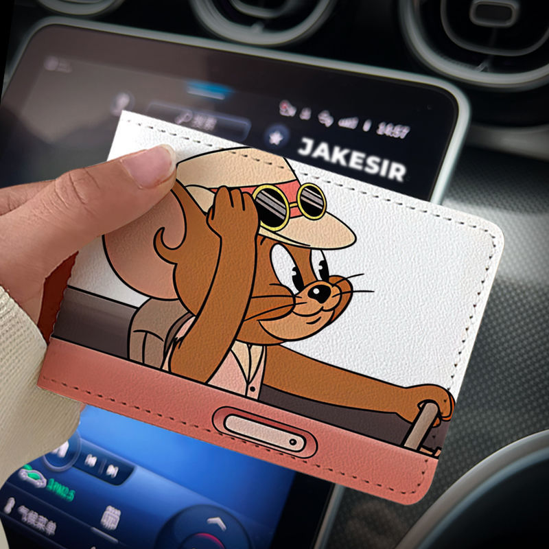 Car Driving License Protective Cover Leather Id Package