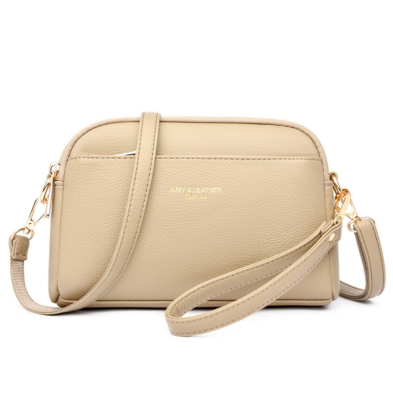 Women's High-grade Double Compartment Large Capacity Mobile Shoulder Bags