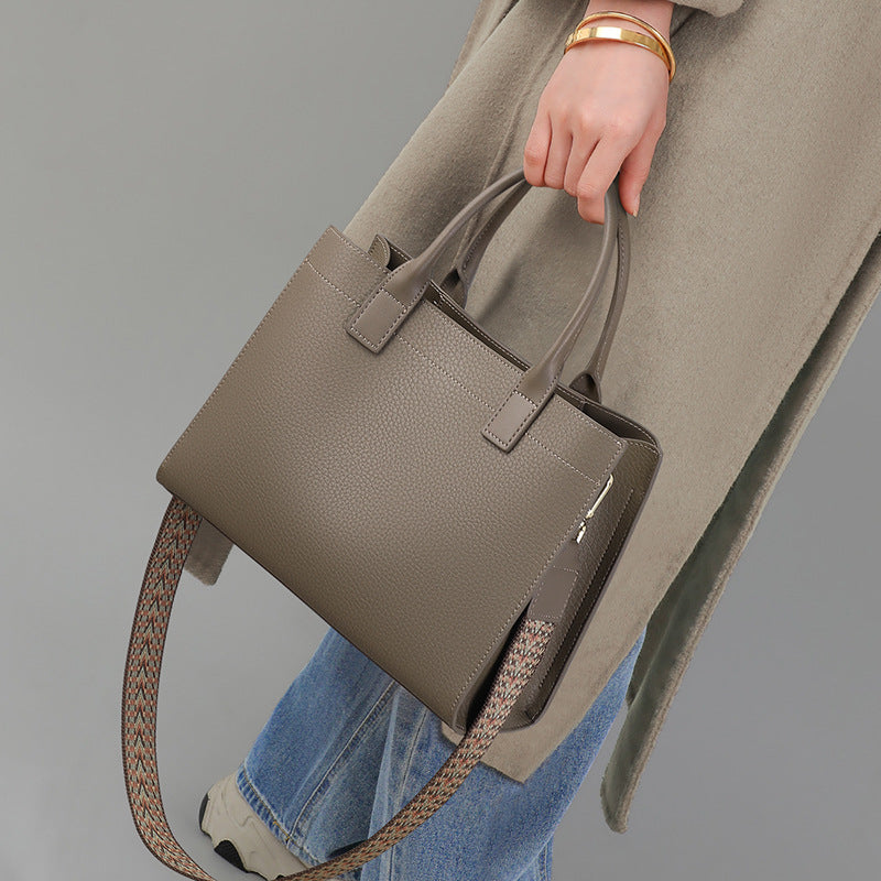 Women's Beautiful Portable High-grade Leather Commuter Crossbody Bags