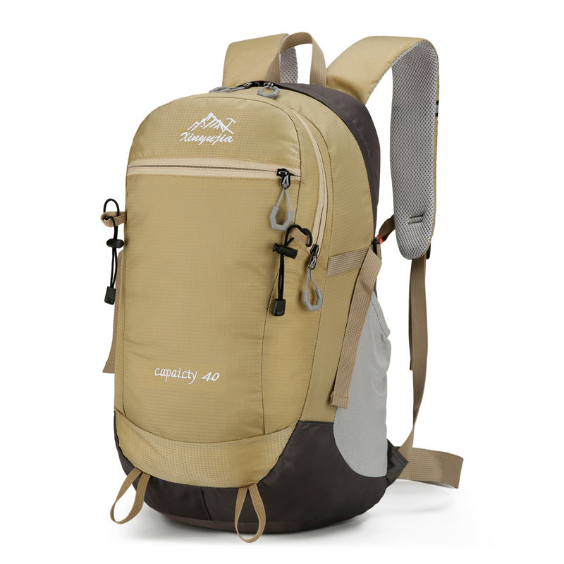 Comfortable Hiking Large Capacity Waterproof Nylon Mountaineering Backpacks