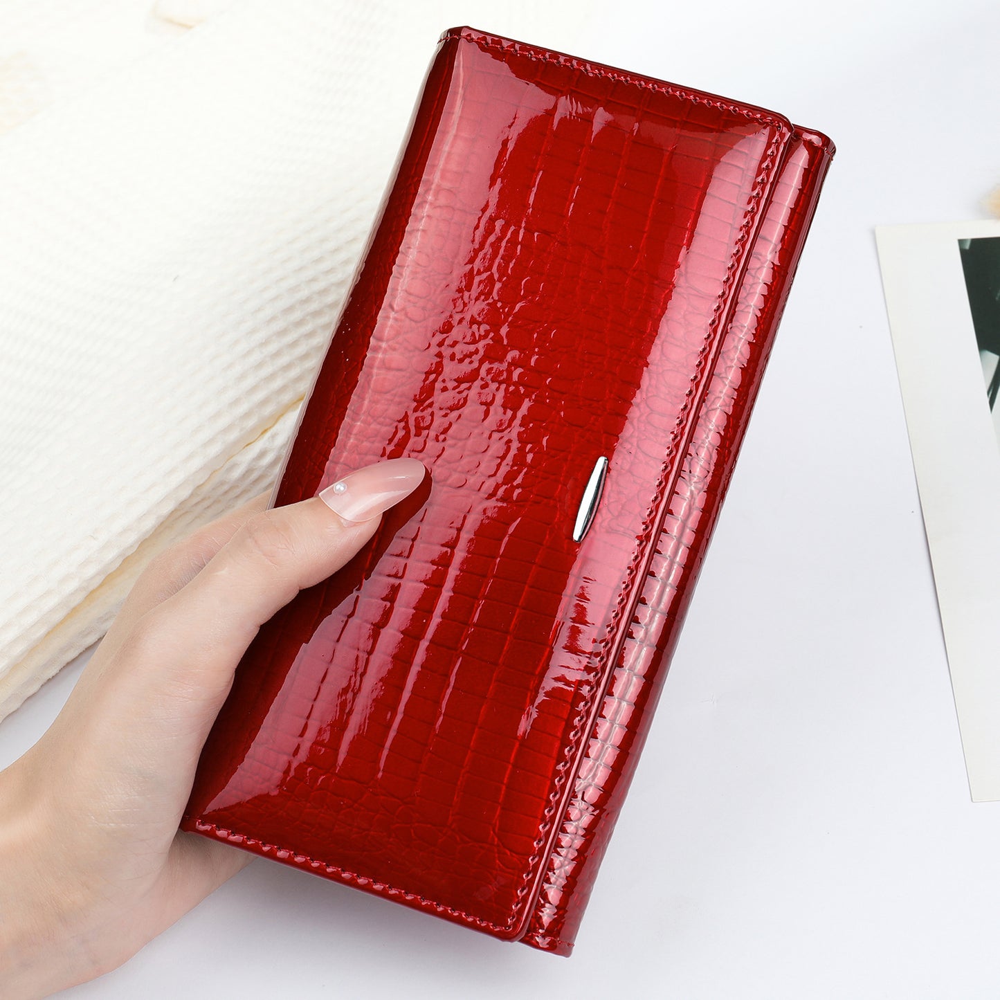 Women's High-grade Clutch Genuine Leather First Layer Ladies Wallets