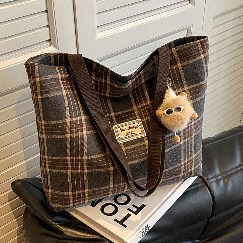 Commuter Large Capacity For Class Fashion Retro Shoulder Bags