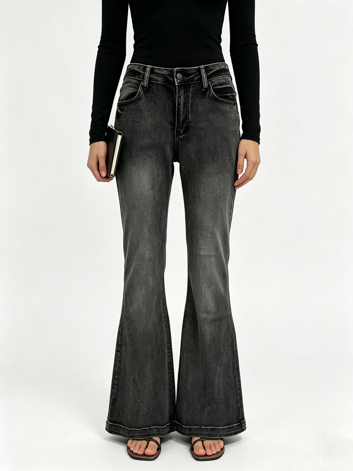 Women's American Retro Hot Trousers Slim Fit Jeans