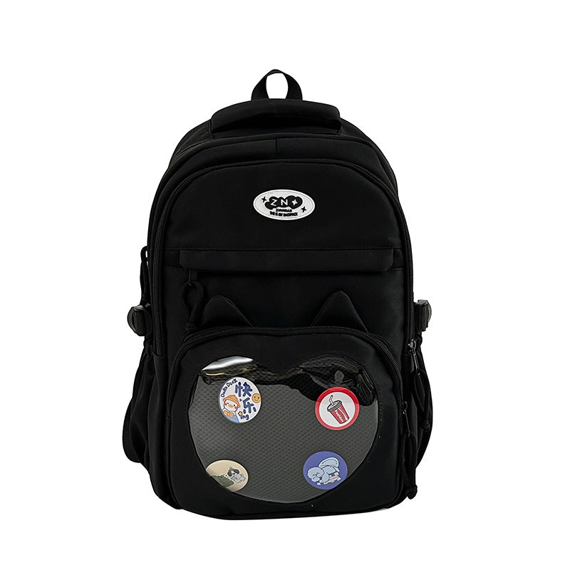 College Male High Junior Love Kitten Backpacks