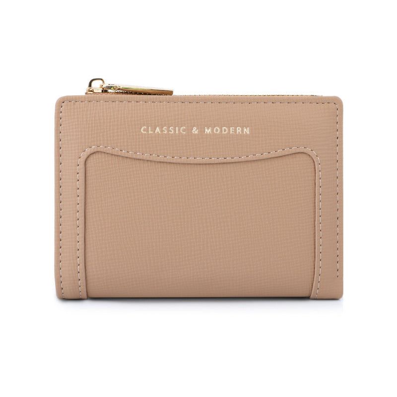 Women's Unique Stitching Fashion Short Design Ladies Wallets
