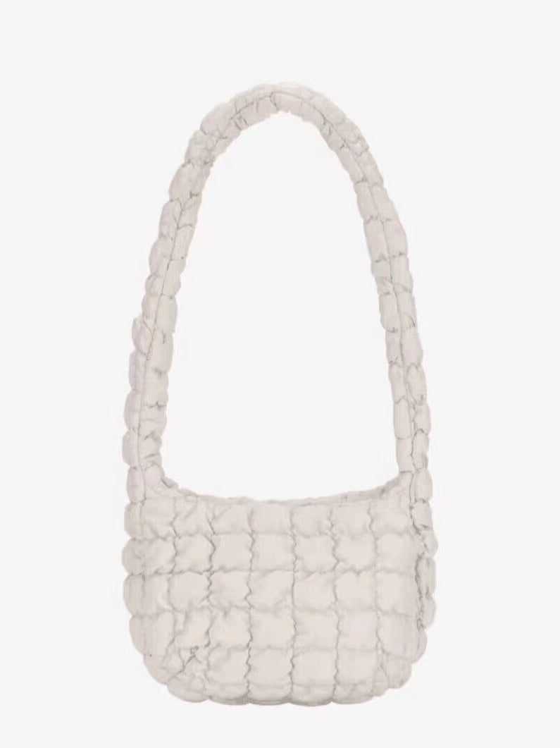 New Creative Cloud Puff Pleated Portable Shoulder Bags