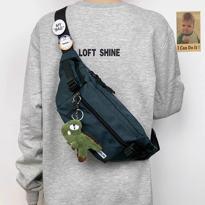 Male Female Trendy Sporty Simplicity Fashion Men's Waist Packs