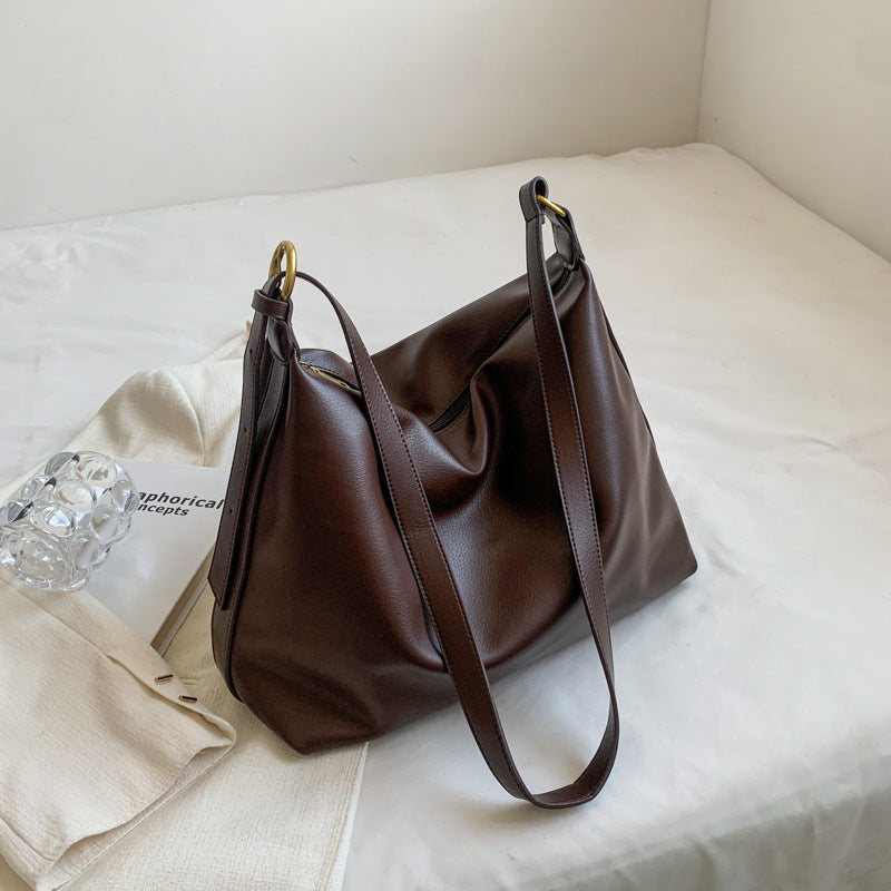 Women's Large Capacity One Class Retro Fashion Crossbody Bags