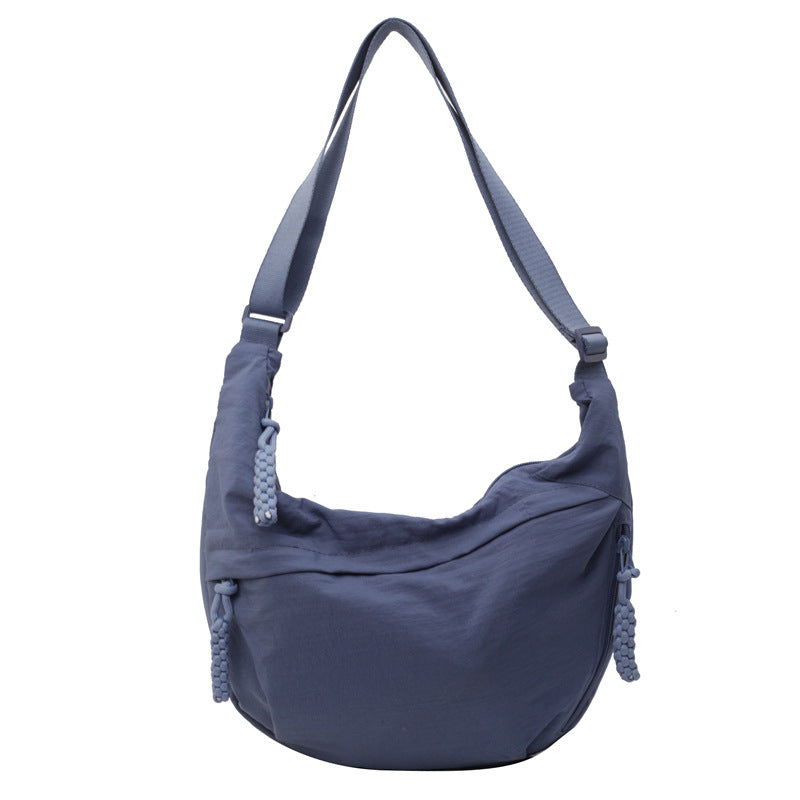 Women's Spring Nylon Pleated Dumpling Lightweight With The Crossbody Bags
