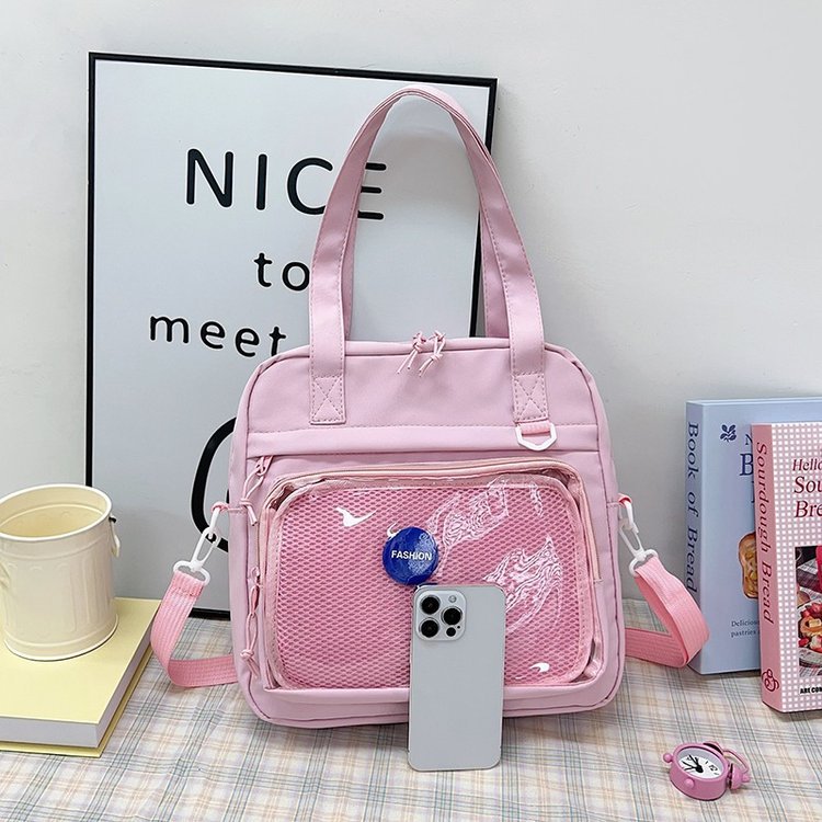 Women's Cute Fashion Transparent Large Capacity Shoulder Bags