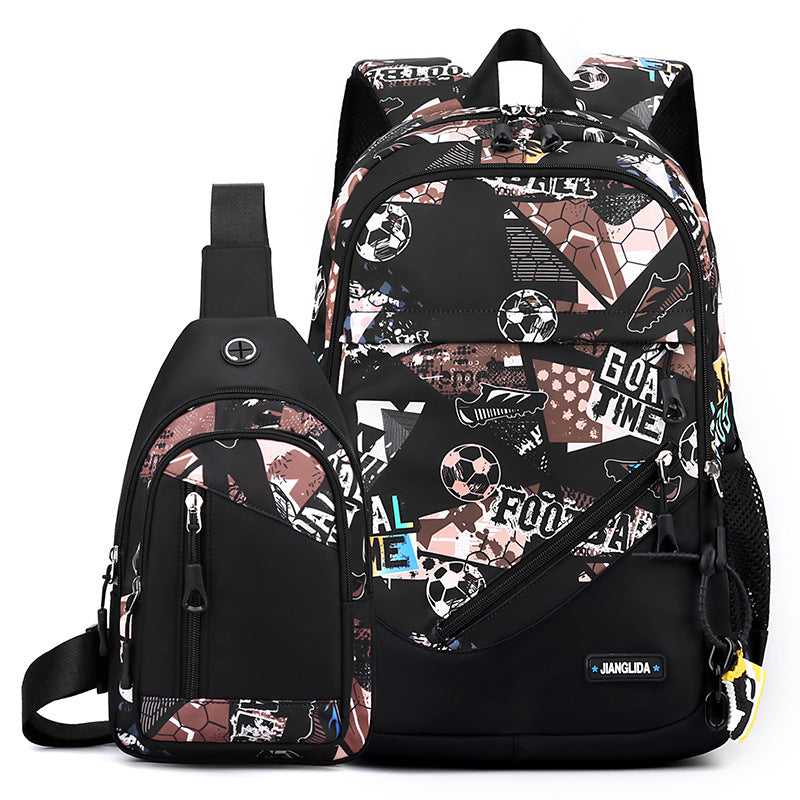 Men's Two-piece Super Light Green Lightweight Junior's Backpacks