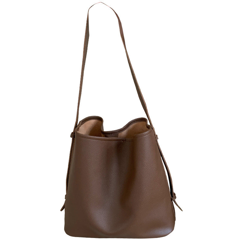 Women's Retro Large Capacity Commuter Trendy Korean Crossbody Bags