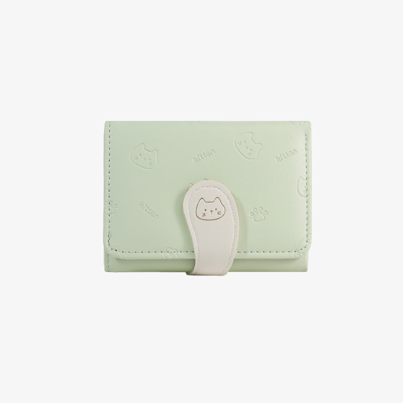 Cat Tail Cute Fashion Cartoon Printed Card Holder