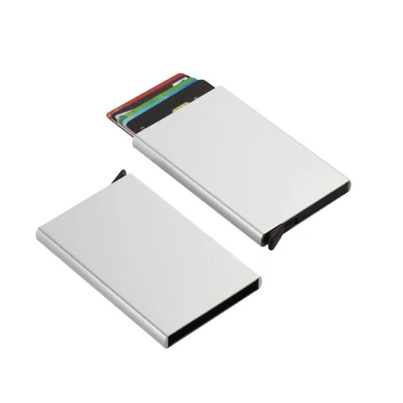 Automatic Pinball Cassette Aluminum Box Credit Card Holder
