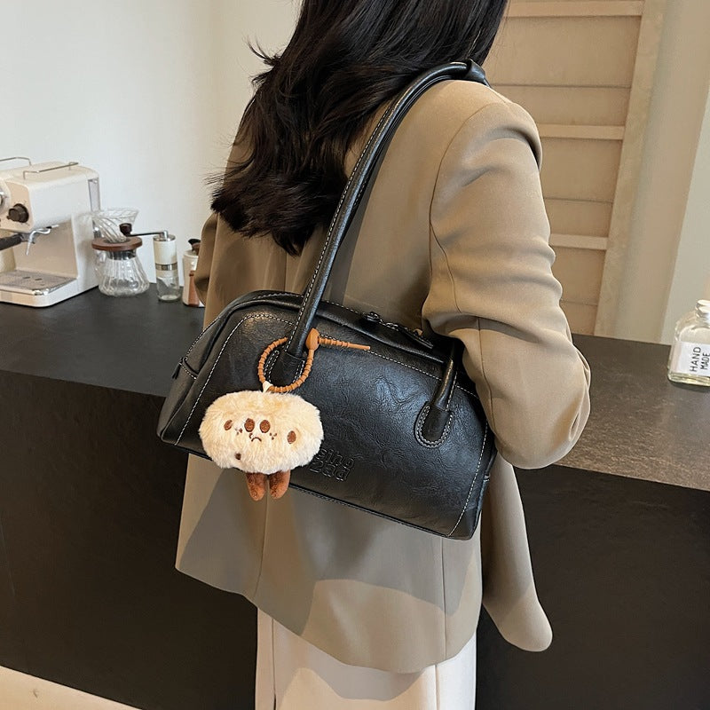 Women's Korean Trendy Portable Bowling Fashionable Pillow Shoulder Bags