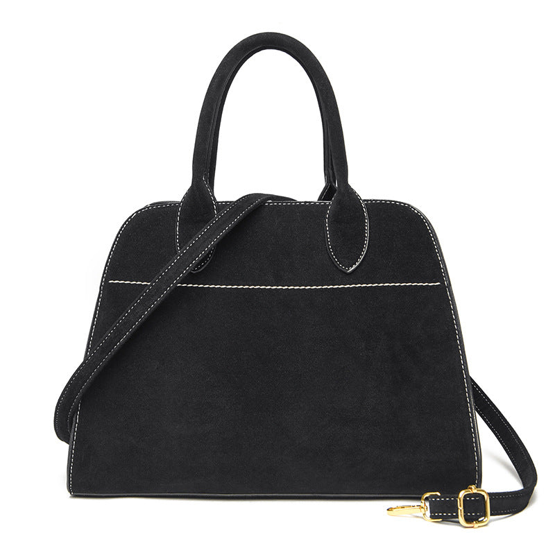 Women's Elegant Retro Simple Dull Polish Tote Bags