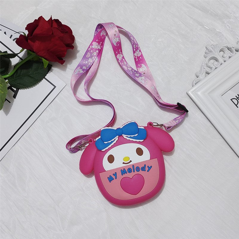 Children's Melody Round Cartoon Cute Silicone Children's Coin Purse