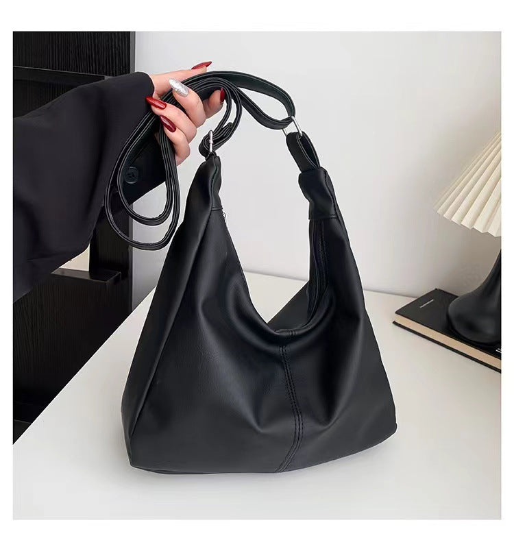 Women's Retro Large Capacity Totes Fashion Simple Crossbody Bags