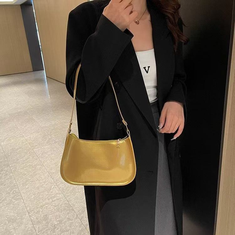 Women's Fashionable Korean Style One Spring Solid Small Square Bags
