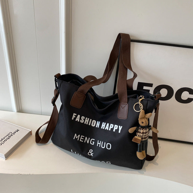 Women's Canvas One Literary Large Capacity Make-up Tote Bags